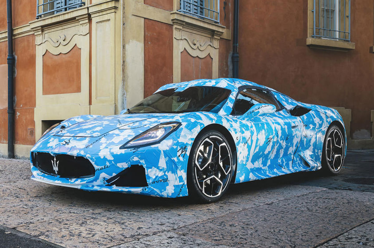 Maserati MC20 convertible previewed ahead of unveil